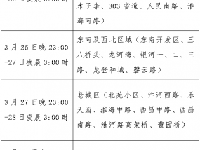 宿州供水公司夜间水质提升作业通知