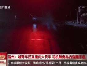 宿州一女子深夜开车撞向大货车，原因竟是……